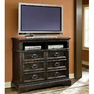 115-519145 Ebony : Tủ Trang Trí , Ti Vi , CD - Ngang 122cm 